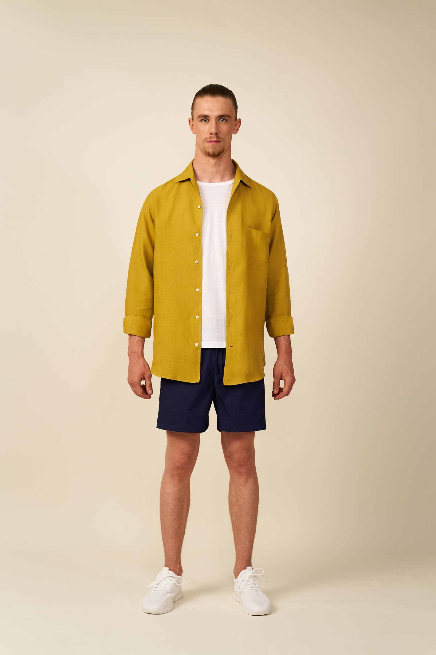 Camicia Grano in Puro Lino delle Fiandre