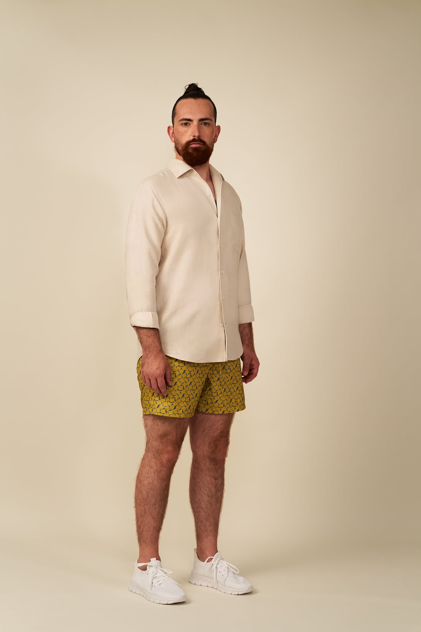 Camicia Sabbia in Puro Lino delle Fiandre