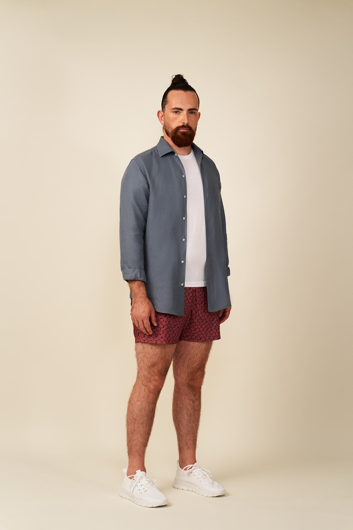 Camicia Ardesia in Puro Lino delle Fiandre