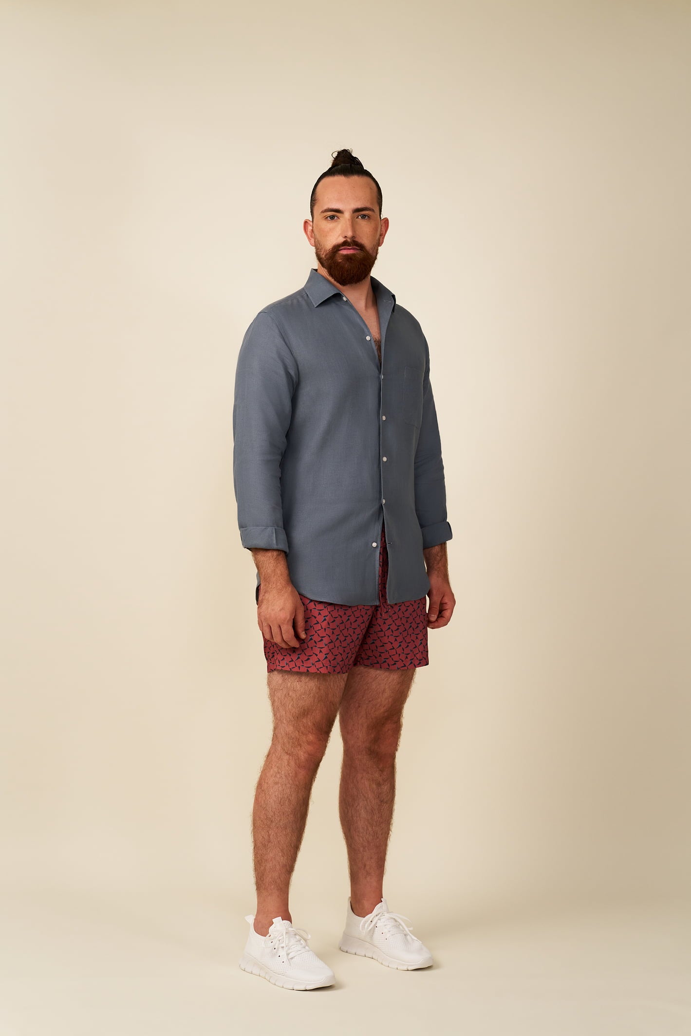 Camicia Ardesia in Puro Lino delle Fiandre