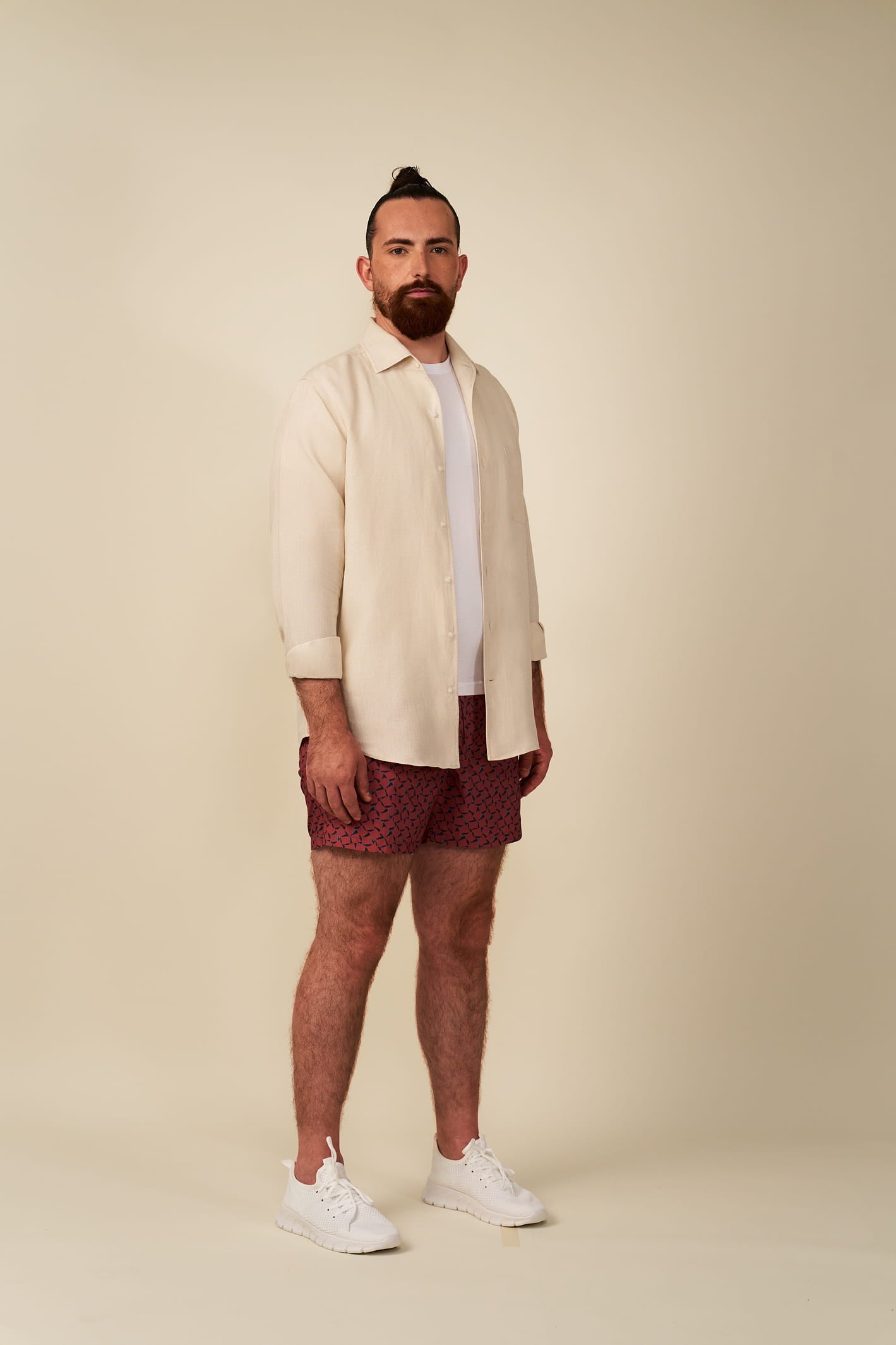 Camicia Sabbia in Puro Lino delle Fiandre